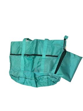 Bag & Carry Teal Foldable Packable Travel Tote Bag